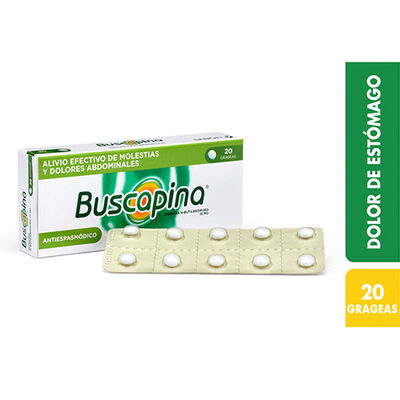 Buscapina Grageas - Caja 20 UN