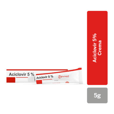 Aciclovir 5% Crema T&oacute;pica - Tubo 5 G