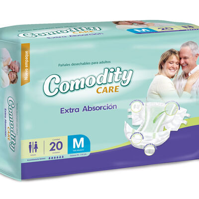 Pa&ntilde;al Comodity Care Talla M - Bolsa 20 UN