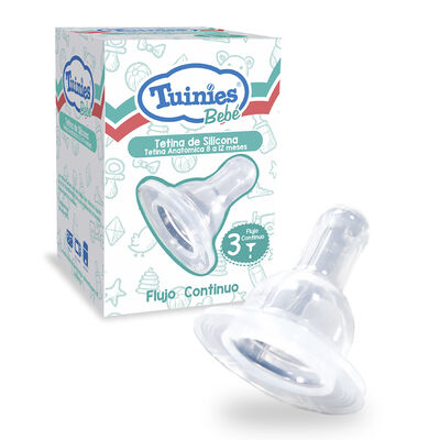Tetina Tuinies # 3 Silicona - Unidad 1 UN