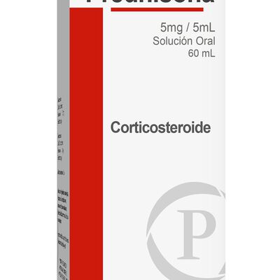 Prednisona 5 Mg Jarabe - Frasco 60 ML