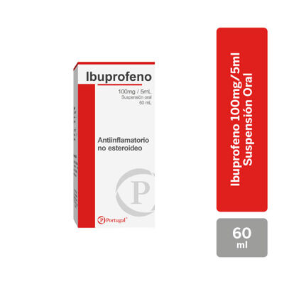 Ibuprofeno 100Mg/5ml  - Frasco 60Ml