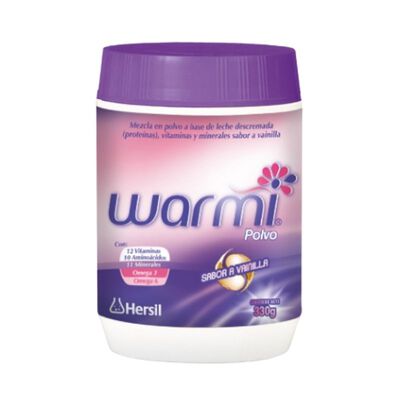 Warmi Polvo Vainilla - Pote 330 G