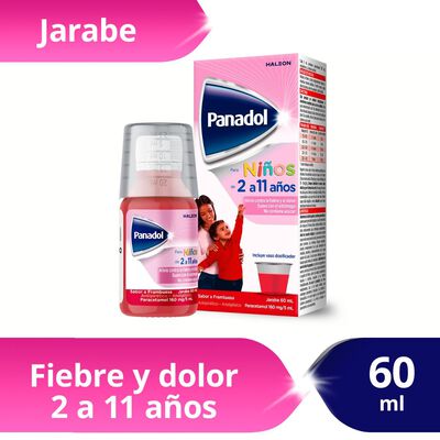 Panadol para Ni&ntilde;os 2+ 160Mg Infantil Jarabe - Frasco 60 ML