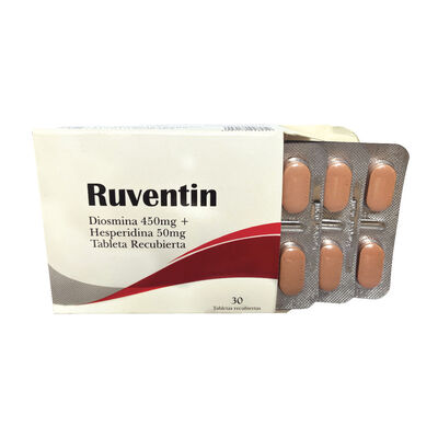 Ruventin 500 Mg Tabletas Recubiertas - Caja 30 UN