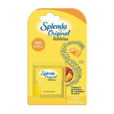 Splenda Original Tabletas - Frasco 100 UN
