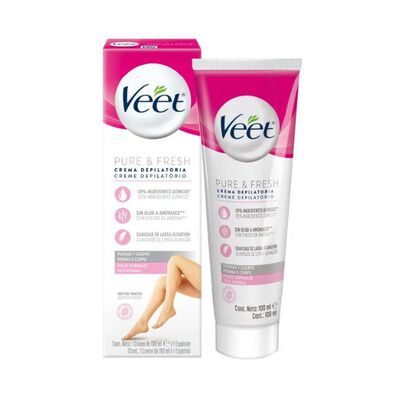 Veet Crema Depilatoria Piel Normal - Tubo 100 ML