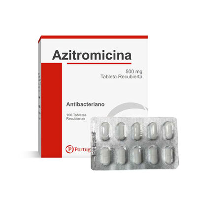 Azitromicina 500 Mg Tableta - Bl&iacute;ster 10 UN