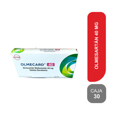 Olmercard 40 - Caja 30 tabletas recubiertas