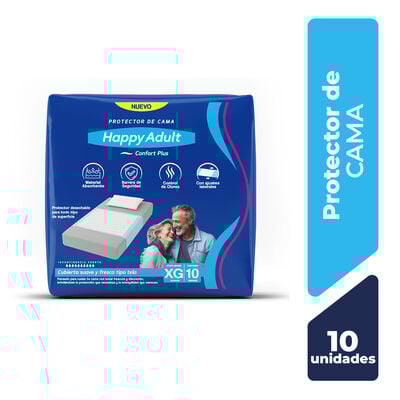 Happy Adult Protectores para Camas - Bolsa 10 UN