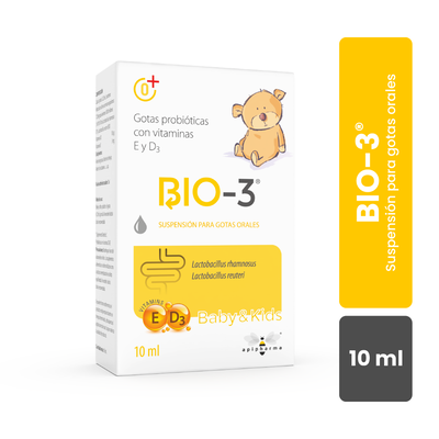 Bio-3 Suspensi&oacute;n para gotas orales - Frasco 10 Ml