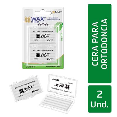Wax Ortho Cera Protectora Para Ortodoncia - Blister 2 UN