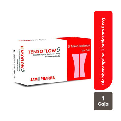 Tensoflow 5 Mg Tableta Recubierta - Caja 30 UN