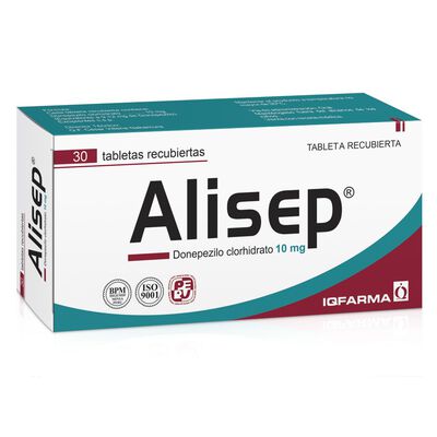 Alisep 10 Mg Tabletas Recubierta - Caja 30 UN
