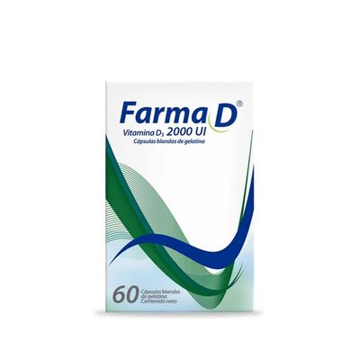 Farma D3 2000Ui Capsulas Blandas - Frasco 60 UN