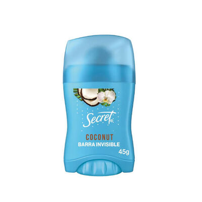 Secret Desodorante Barra Coconut - Frasco 45 G