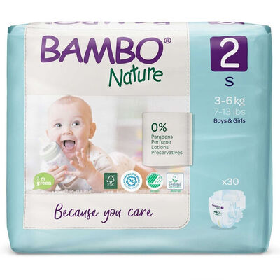Pa&ntilde;al Bambo Nature Pa&ntilde;al P/S - Bolsa 30 UN