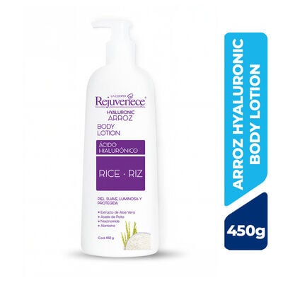 Rejuvenece Body Lotion arroz Hyaluron  - Frasco 450g