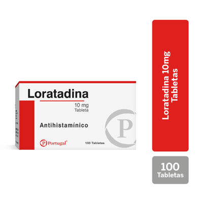 Loratadina 10 Mg Tableta - Caja 100 UN