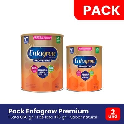 Enfagrow Premium Sabor Natural 850 gr + 375 gr - Pack 2 UN