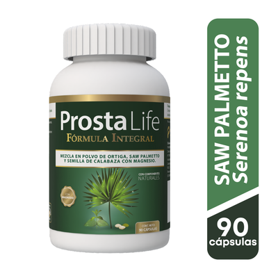 Prostalife Saw Palmetto C&aacute;psulas - Frasco 90 UN