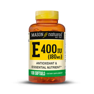 Vitamina E 400 I.U C&aacute;psulas - Frasco 100 UN
