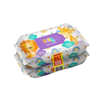 Toallitas H&uacute;medas Izzy Soft - Pack 200 UN