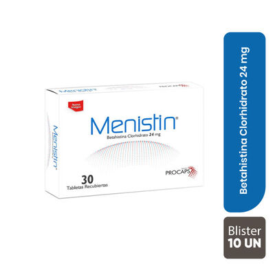 Menistin 24 Mg Tableta Recubierta - Bl&iacute;ster 10 UN