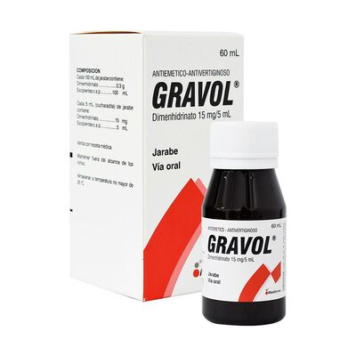 Gravol Jarabe - Frasco 60 ML