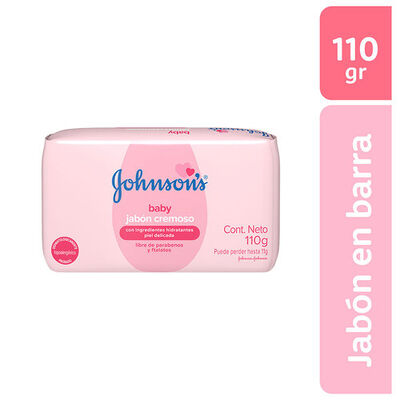 Jab&oacute;n Johnson Baby Humectante - Frasco 110 G