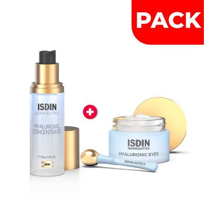 Isdin Isdinceutics Hyaluronic Eyes 15 G & Concentrate S&eacute;rum 30 ML - Pack 2 UN