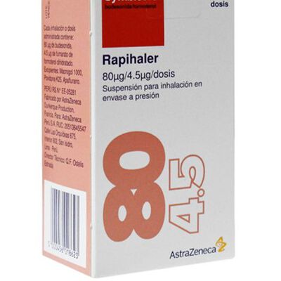 Symbicort Rapihaler 80 Ug - 4.5Ug/Dosis - Frasco 120 Dss