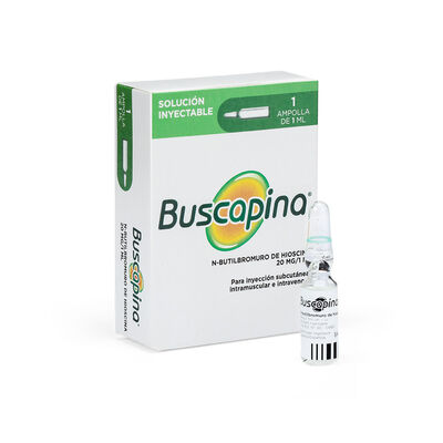 Buscapina 20Mg/1Ml Soluci&oacute;n Inyectable - Ampolla 1 UN