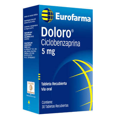 Doloro 5Mg - Caja 30 Tabletas recubiertas