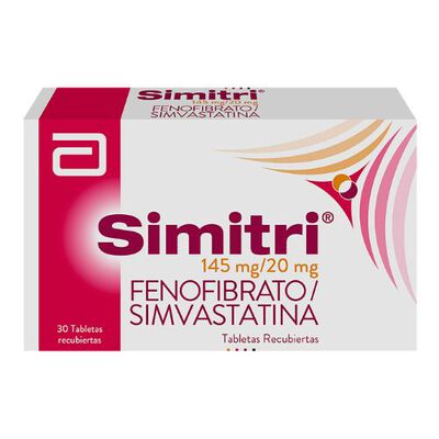 Simitri 145mg/20mg Tableta Recubierta - Caja 30 UN