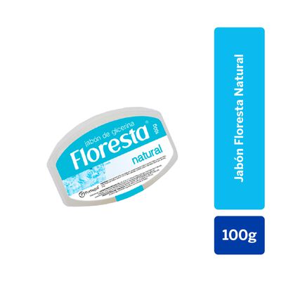 Jab&oacute;n de Glicerina Floresta Natural - Barra 100 G