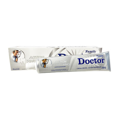Crema Dental Family Doctor Acci&oacute;n Blanqueadora - Tubo 220 G