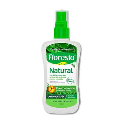 Repelente Floresta Natural Loci&oacute;n Spray - Frasco 120 Ml