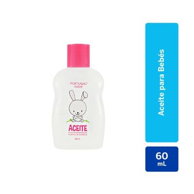 Portugal Beb&eacute; Aceite Natural - Frasco 60 ML