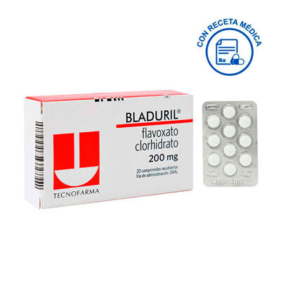 Bladuril 200 Mmg Comprimidos Recubiertos - Bl&iacute;ster 10 UN