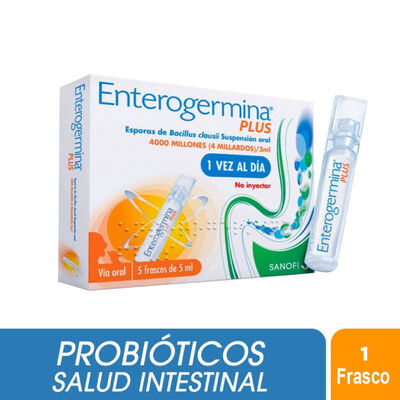Enterogermina Plus Ampolla Bebible - Frasco 1 UN