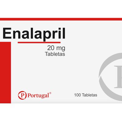Enalapril 20 Mg Tableta - Caja 100 UN
