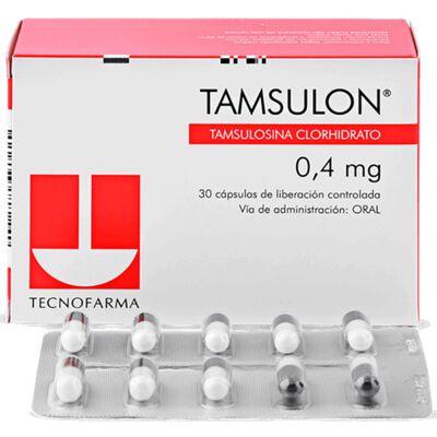 Tamsulon 0.4 Mg C&aacute;psulas de Liberaci&oacute;n Controlada - Caja 30 UN