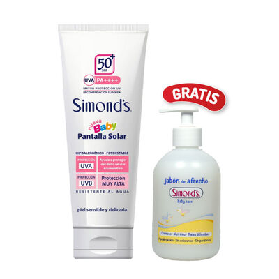 Simond Pantalla Solar Baby 50SPF - Frasco 200 ML