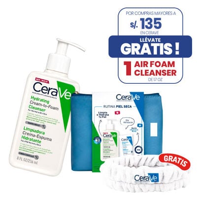 Crema de Espuma Cerave Hidratante - Frasco 236 ML