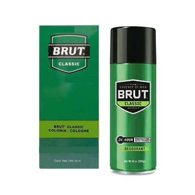 Set Brut Classic Colonia 50 ML & Deo Spray - Pack 2 UN