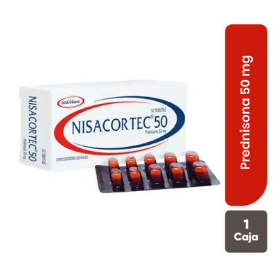 Nisacortec 50Mg - Caja 50 UN
