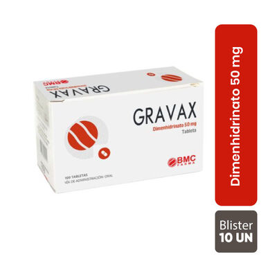Gravax 50Mg - Blister 10 UN