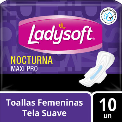 Ladysoft Nocturna Maxi Pro - Bolsa 10 UN