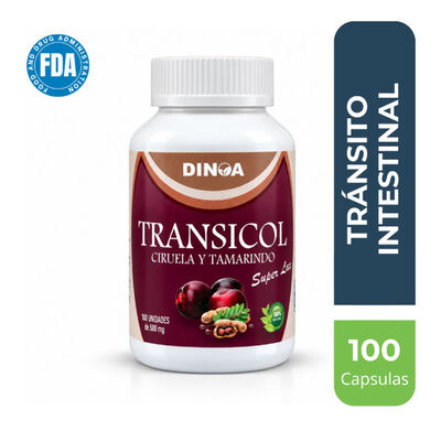 Transicol Ciruela y Tamarindo - Frasco 100 c&aacute;psulas